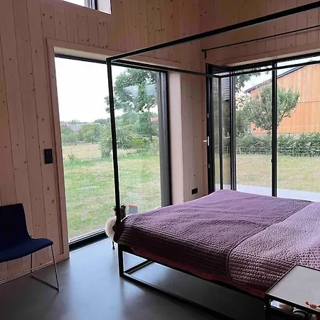 Villa Ungewoehnliches Holzhaus Mit Weitblick Und Seenaehe